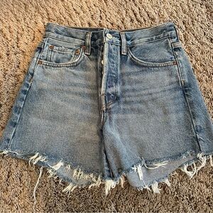 Agolde High Waisted Jean Shorts